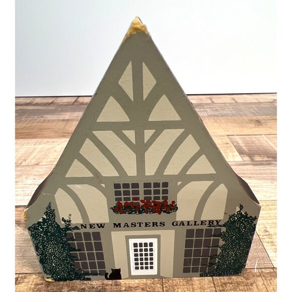 1988 The Cats Meow New Masters Gallery Series Wooden Shelf Sitter Collectible - Picture 1 of 3